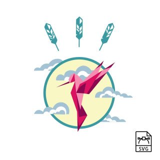 Ilustracja wektorowa Koliber